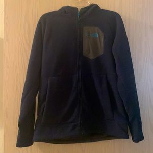 The North Face fleece hooded jacket